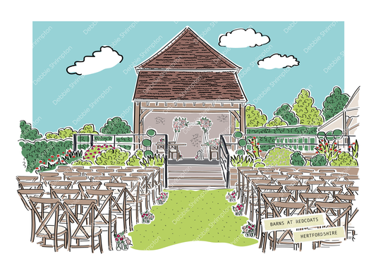Barns at Redcoats, Hertfordshire
