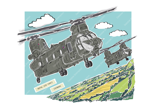 RAF Chinook Illustration