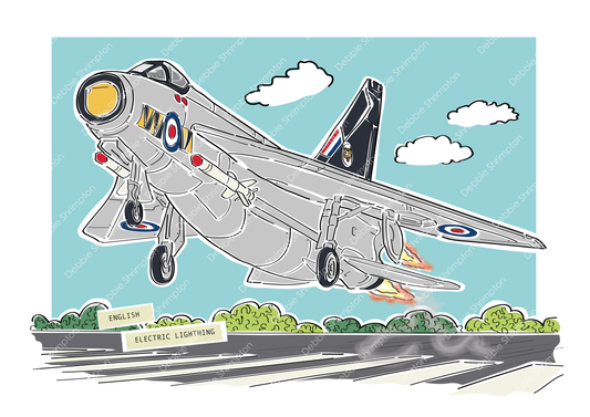 English Electric Lightning Illustration