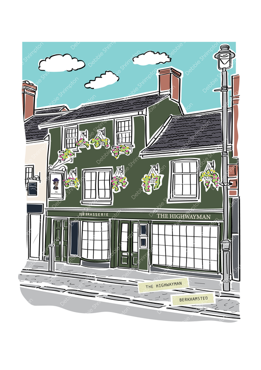 The Highwayman, Berkhamsted Framed Illustration