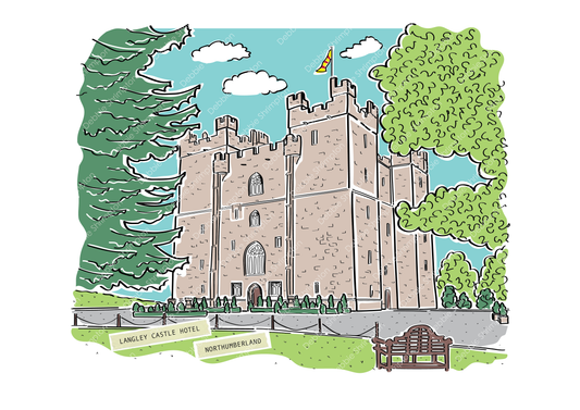 Langley Castle Hotel, Northumberland