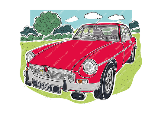 MGBT Framed Illustration