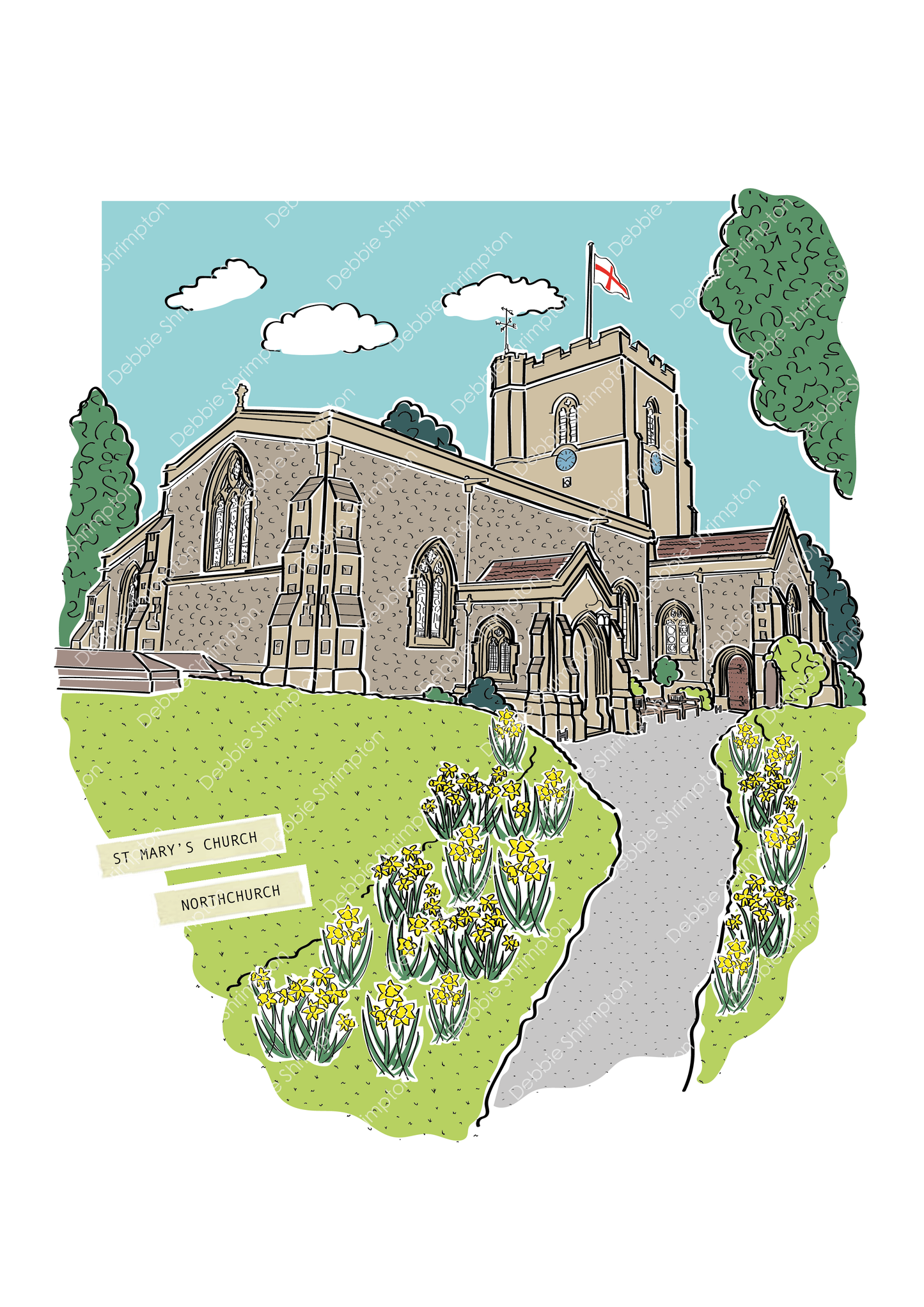 St Mary's Church Northchurch Portrait