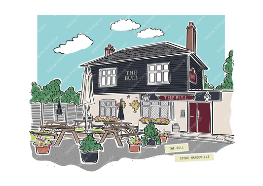The Bull at Stoke Mandeville Illustration