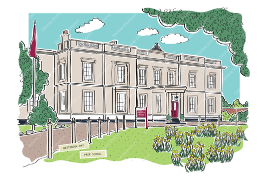 Westbrook Hay Preparatory School Illustration
