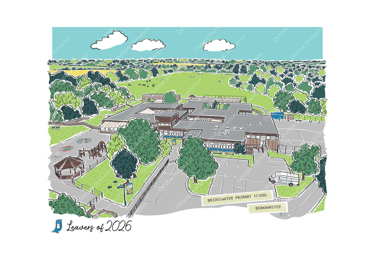 2026 Leavers Bridgewater Primary School Illustration
