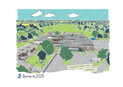 2026 Leavers Bridgewater Primary School Illustration