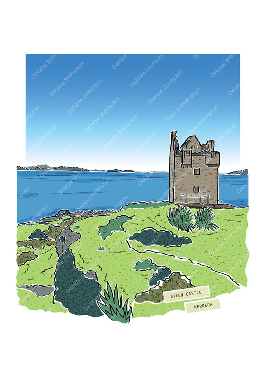 GYLEN_CASTLE_VIEW_ILLUSTRATION