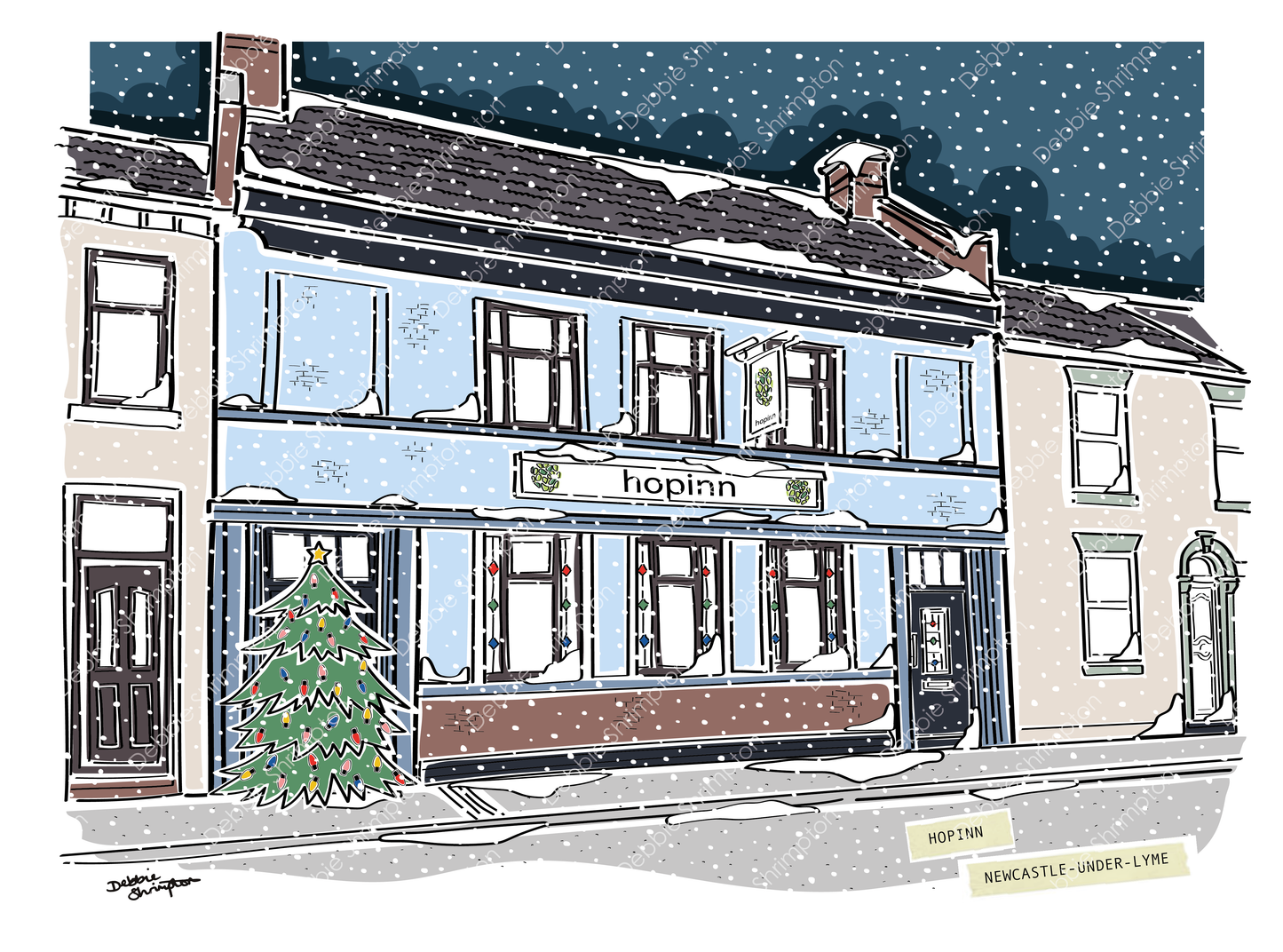 The Hop Inn, Newcastle Under Lyme Winter