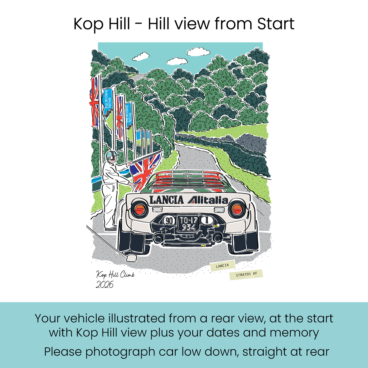 Kop Hill Climb Car Portrait
