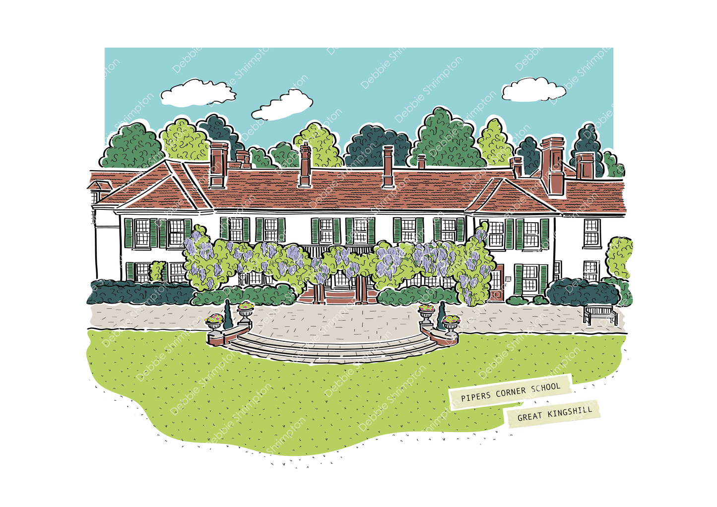 Pipers Corner School Illustration