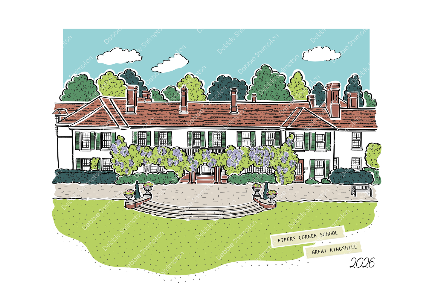 Pipers Corner 2026 School Illustration