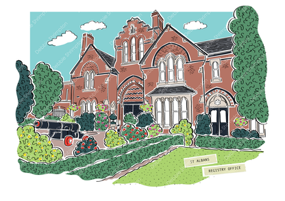 St Albans Registry Office illustration