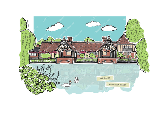 The Dairy at Waddesdon Manor
Framed Illustration